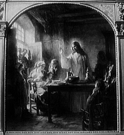 Lhermitte Le Christ chez les humbles photo