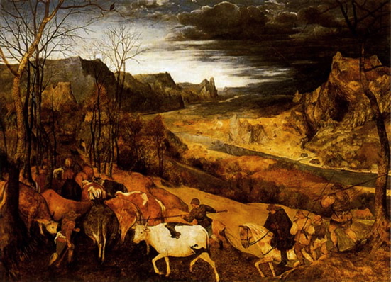 Bruegel Troupeaux 1565