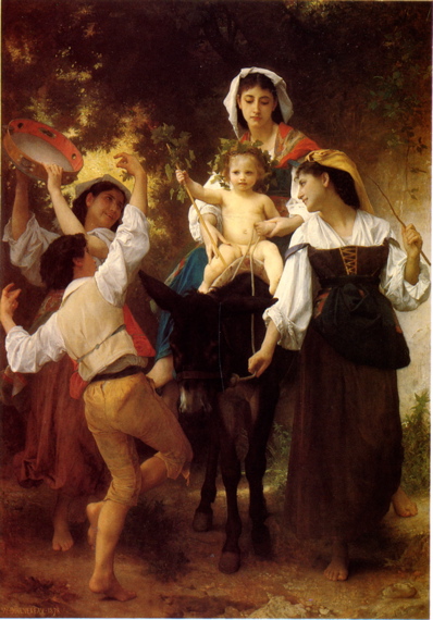 Bouguereau Retour des moissons