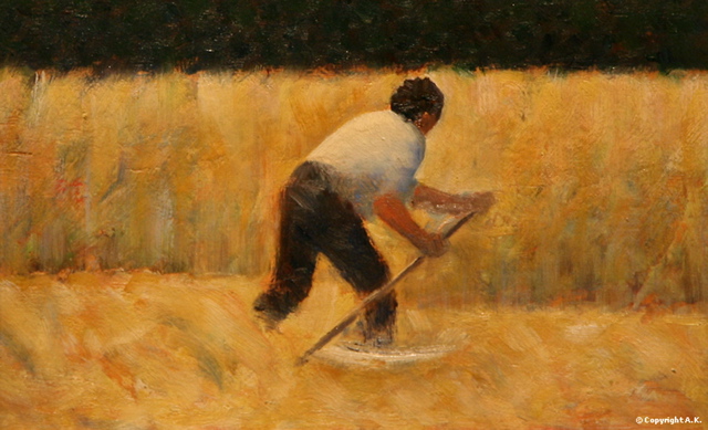 Seurat Le faucheur