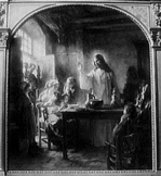 Lhermitte Le Christ chez les humbles photo