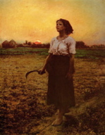 Breton Le chant de l'alouette.1884