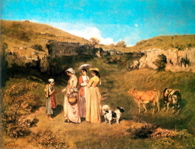 Courbet Jeunes filles du village.