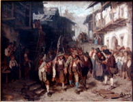 von Defregger La dernière levée 1874