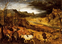 Bruegel Troupeaux 1565