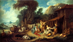 Boucher Le repos des fermiers
