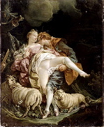 Boucher Couple d'amoureux