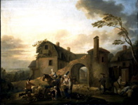 Louis Watteau Les 4 heures du jour le matin