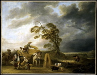 louis Watteau Les 4 heures du jour vesprées ou l'orage