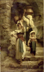 Hébert Les cervaroles à la fontaine