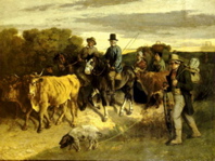 Courbet Les paysans de Flagey