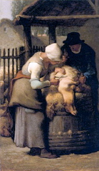 Millet Les tondeurs de moutons 1852-53