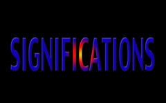 significations