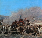 Loubon Troupeau en marche