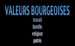 valeurs bourgeoises