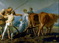 François-André Vincent La Leçon de labourage