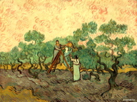 Van Gogh Femmes cueillant des olives